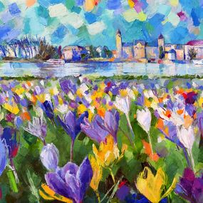 Peinture, First spring bloom, Miriam Montenegro
