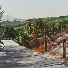 Peinture, Chemin Formentera, Karine Bartoli