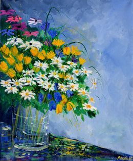 Painting, Spring bouquet, Pol Ledent