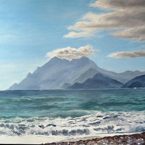 Painting, Porto Capu Seninu, Karine Bartoli