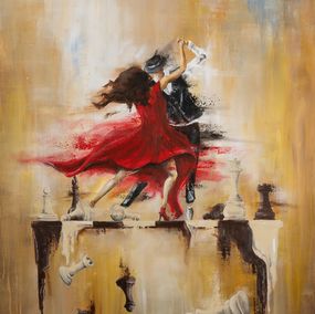 Peinture, La Danse des Fous, Julien Cortade