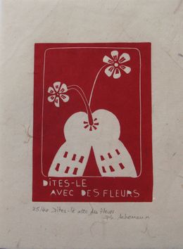 Print, Dites le avec des fleurs, Philippe Achermann