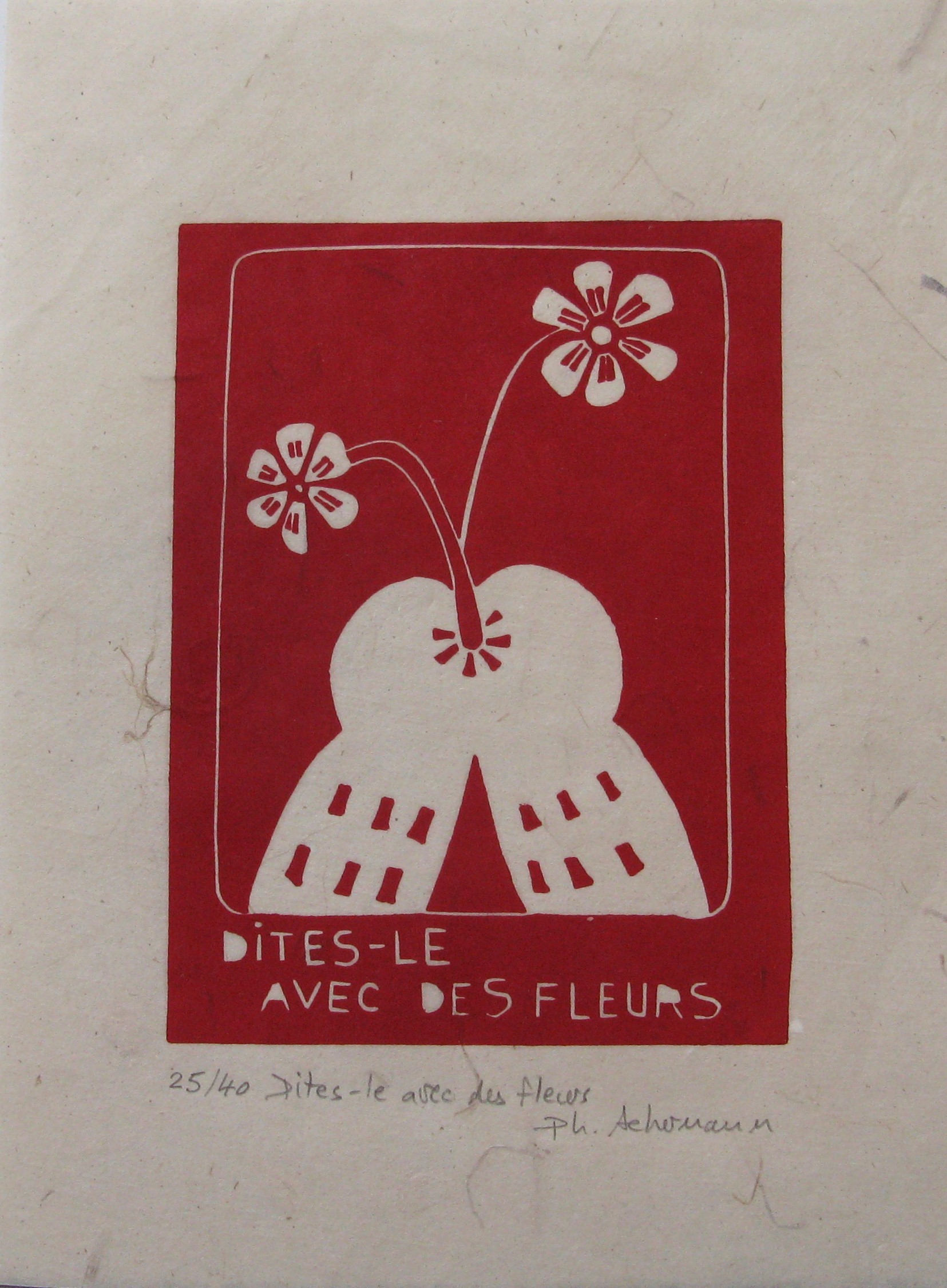 Philippe Achermann, Dites le avec des fleurs Philippe Achermann, Dites le avec des fleurs
