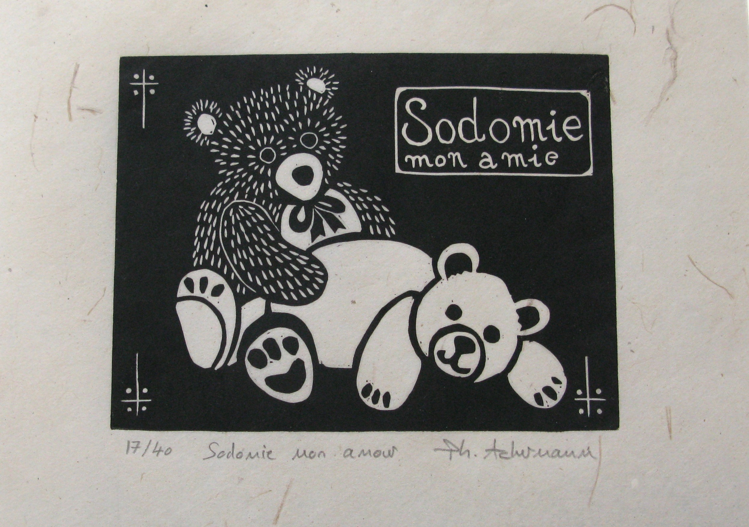Philippe Achermann, Sodomie mon amie Philippe Achermann, Sodomie mon amie