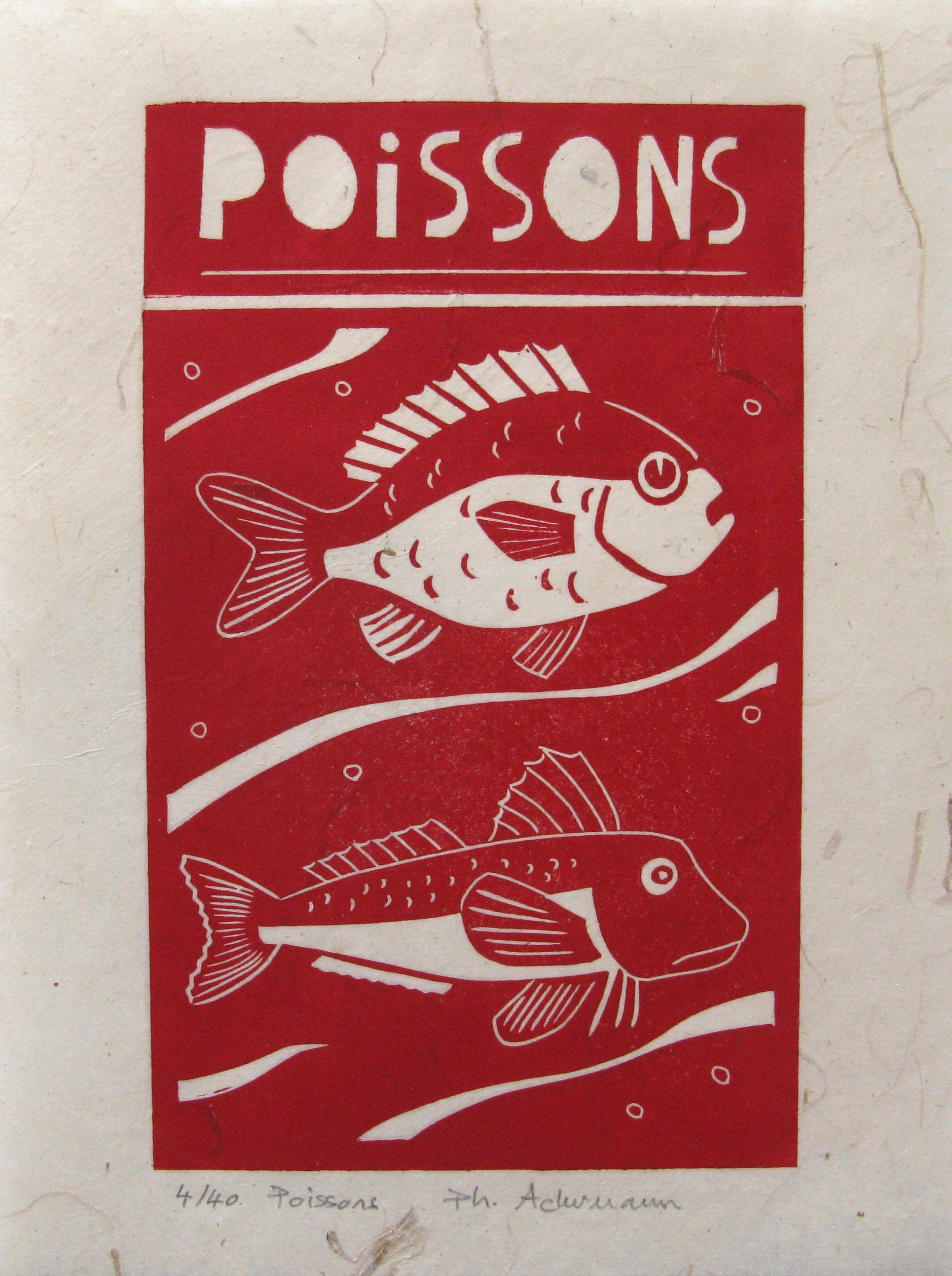 Philippe Achermann, Poissons Philippe Achermann, Poissons