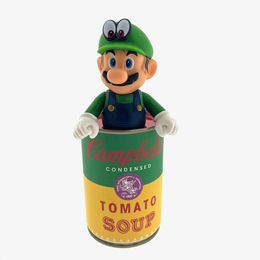 Sculpture, PopArt - Campbell soup x Super Mario (Green), Koen Betjes