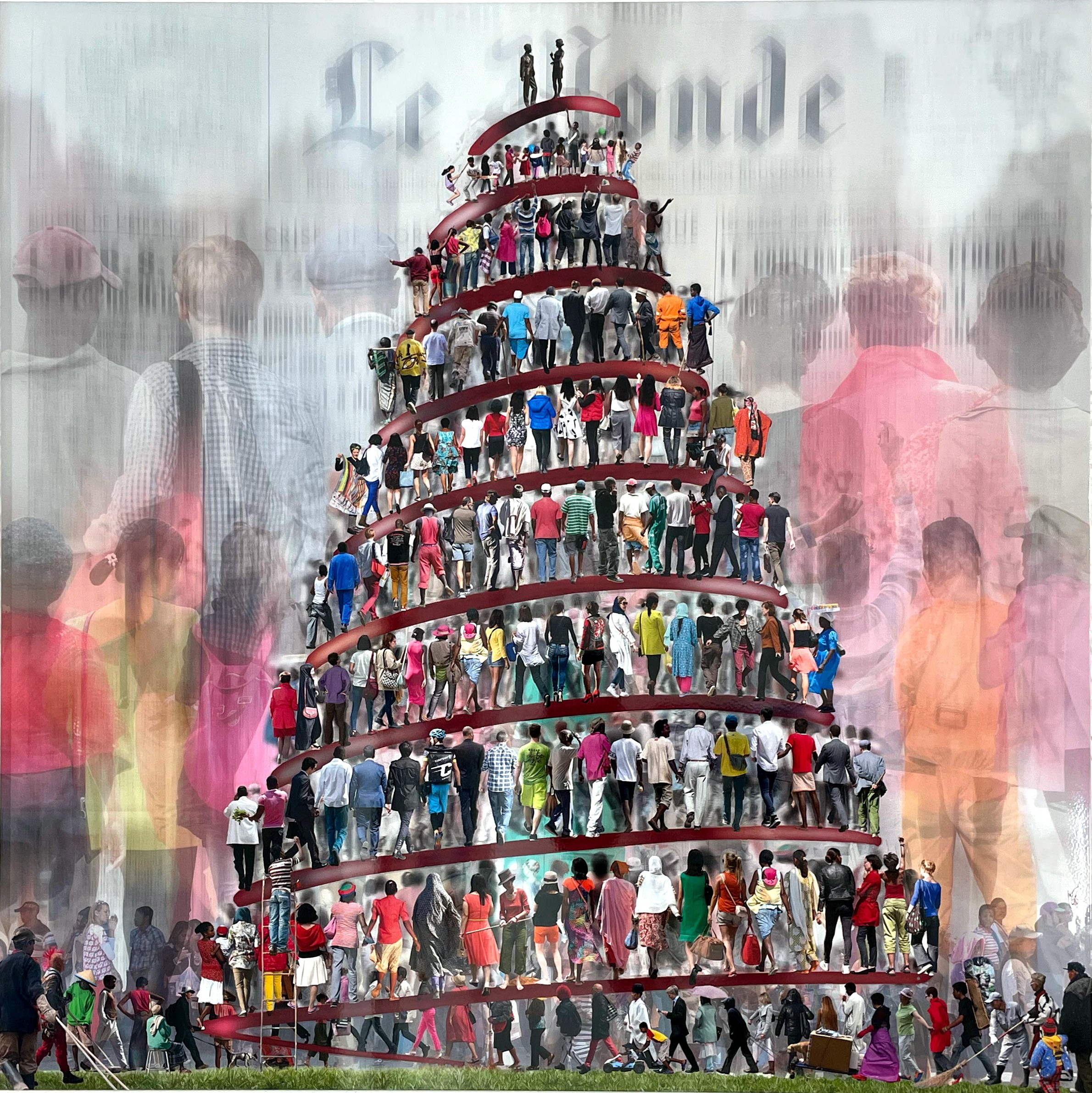 Marie-Laure Vareilles, Tour de babel : Le Monde Marie-Laure Vareilles, Tour de babel : Le Monde