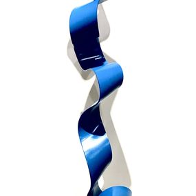 Sculpture, Serpentine bleue, Ariel Elizondo Lizarraga