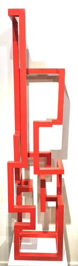 Sculpture, Gratte ciel Rouge, Ariel Elizondo Lizarraga