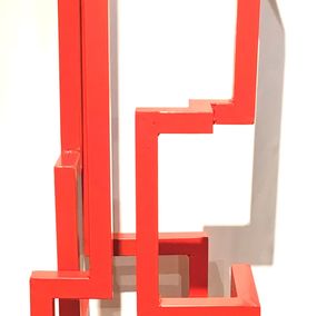 Sculpture, Gratte ciel Rouge, Ariel Elizondo Lizarraga