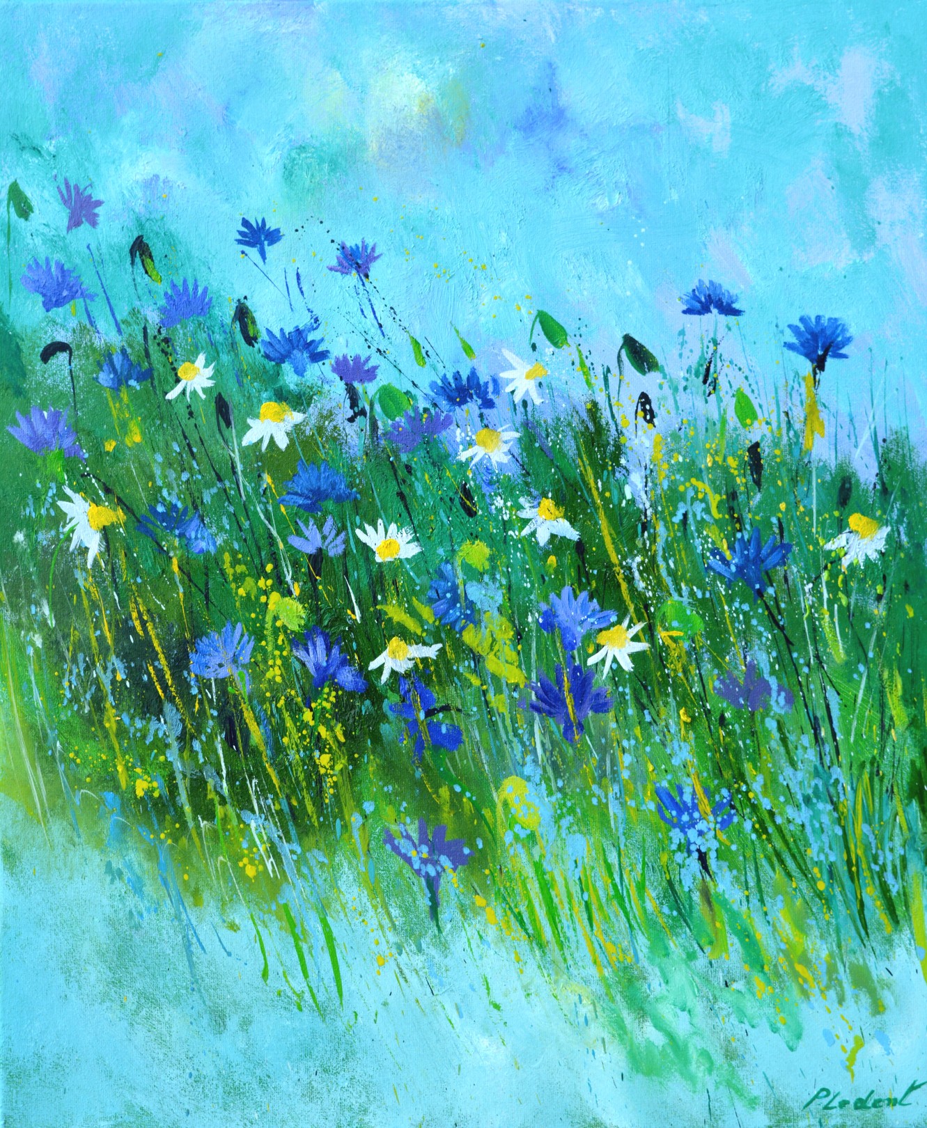 Pol Ledent, Wolf flowers in the morning Pol Ledent, Wolf flowers in the morning