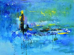 Painting, Lost in the blues, Pol Ledent