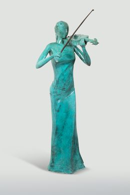 Sculpture, La violoniste, Ousmane Dermé