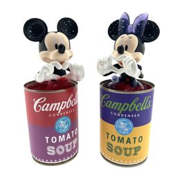 Escultura, Mickey & Minnie x Campbell - I love YOU - 2 piece artwork, Koen Betjes