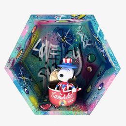 Sculpture, Snoopy & Friends Soup x POP Hexa-Box, Priscilla Vettese