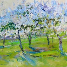 Gemälde, Spring garden, Yehor Dulin