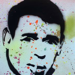 Painting, Jacques Brel Pochoir, Spaco