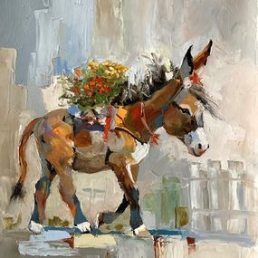 Painting, Little donkey, Schagen Vita
