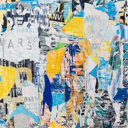 Peinture, Vive nous - Conscience de l'homme et du monde - série Collage, Valérie Maugin