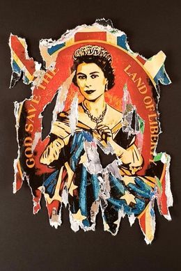 Painting, Good Save the queen, Lasveguix
