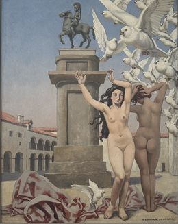 Gemälde, Vol des Colombes, Raphaël Delorme