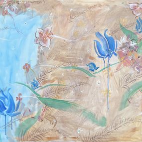 Pintura, Flowers painting, Aureum