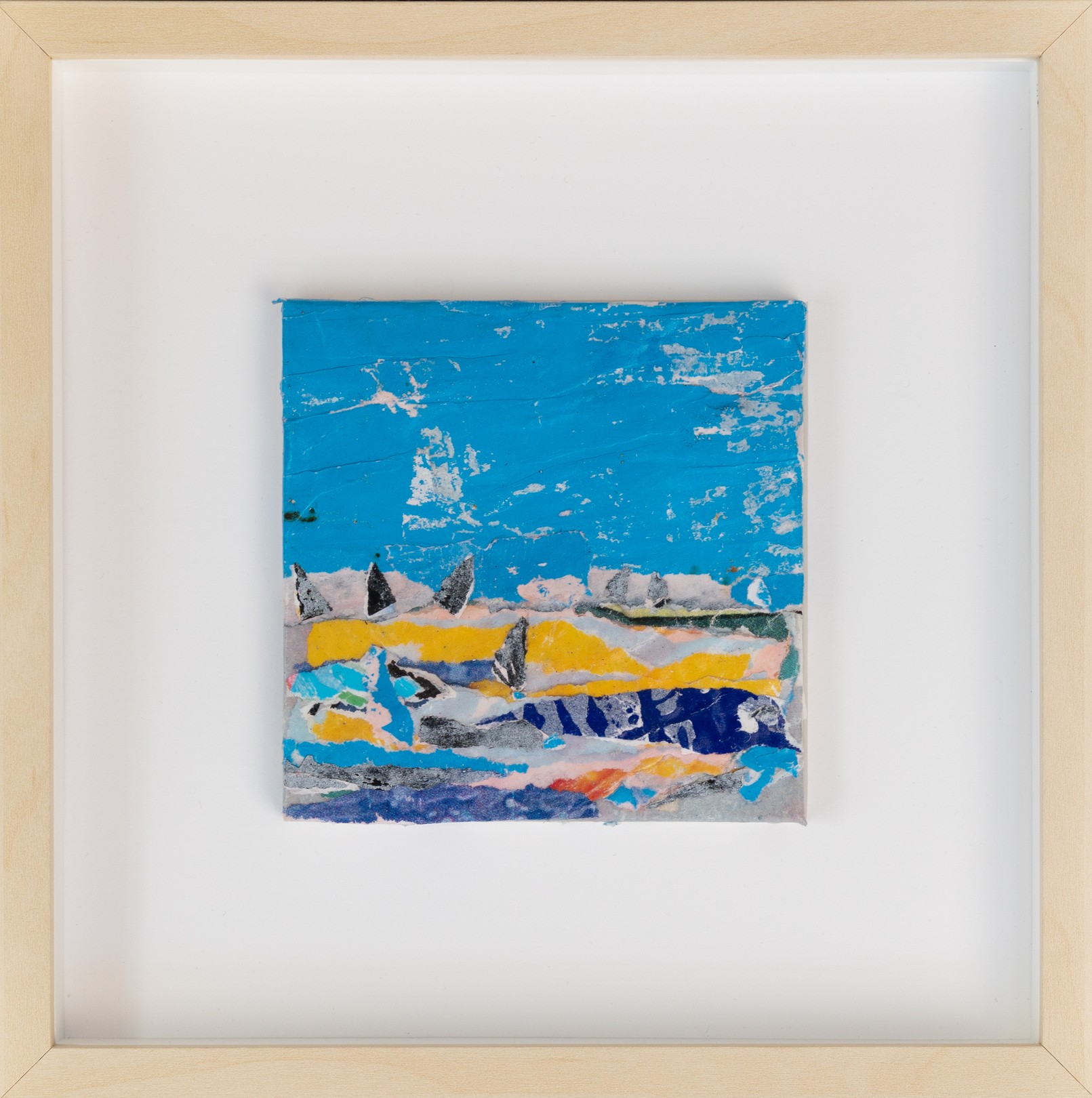 Valérie Maugin, Paysage marin abstrait - série Collage Valérie Maugin, Paysage marin abstrait - série Collage