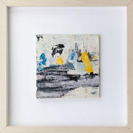 Gemälde, La Baule - Paysage marin abstrait - série Collage, Valérie Maugin