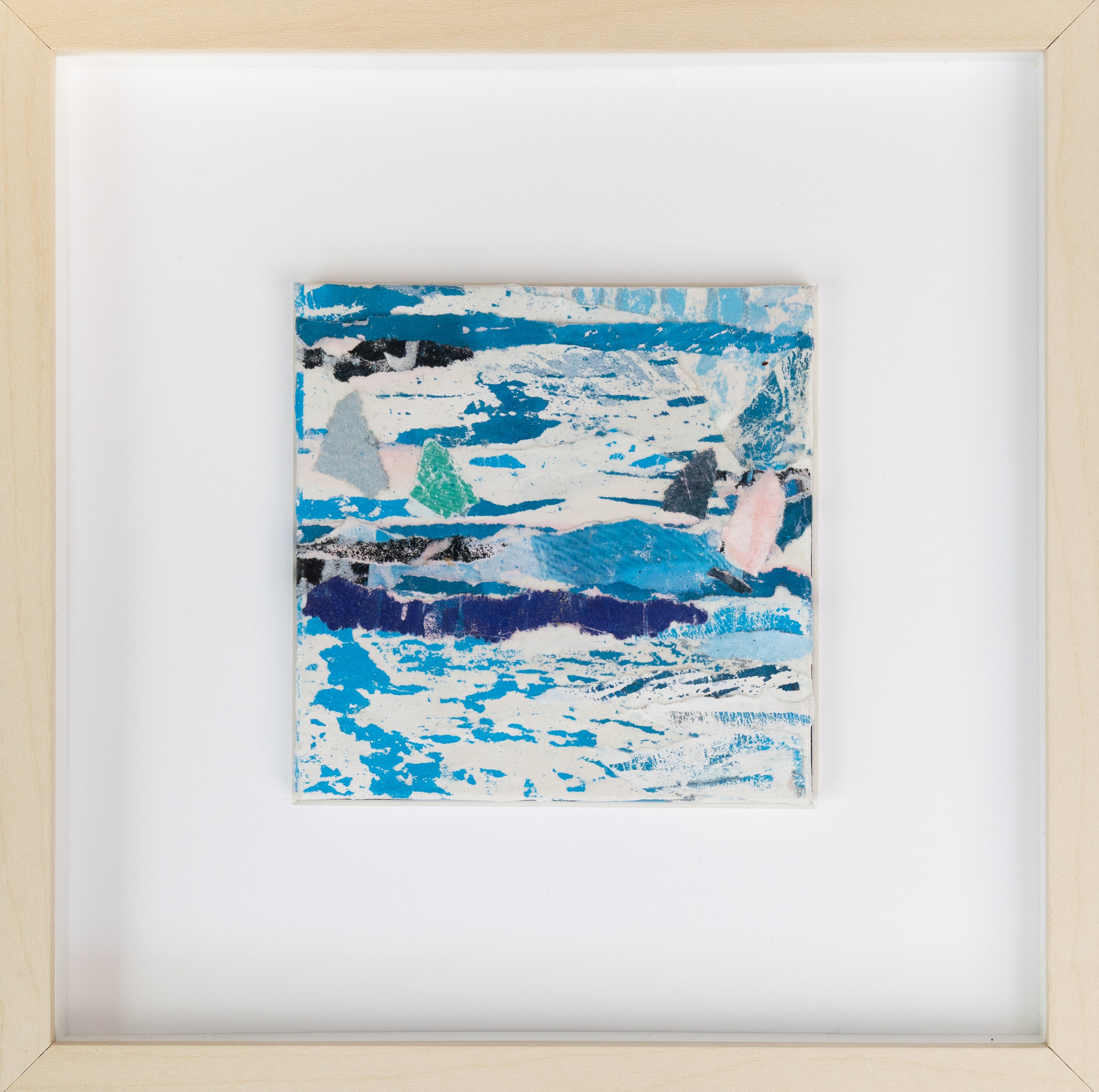 Valérie Maugin, Paysage marin abstrait - série Collage Valérie Maugin, Paysage marin abstrait - série Collage