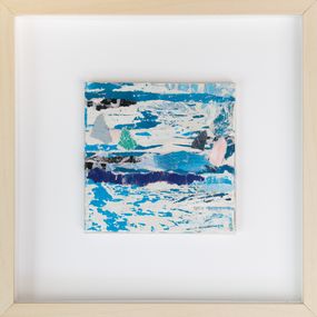 Gemälde, Paysage marin abstrait - série Collage, Valérie Maugin