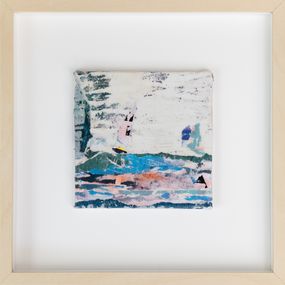 Pittura, La Baule - Paysage marin abstrait - série Collage, Valérie Maugin
