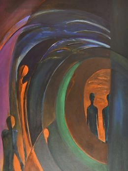 Gemälde, Silhouettes 1, Graciella Castellano-Saavedra