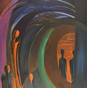 Pintura, Silhouettes 1, Graciella Castellano-Saavedra