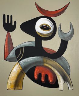 Peinture, Chimère à la corne rouge, Skepa