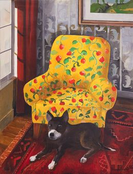 Peinture, Le Chien devant la Chaise, Dean Tavoularis