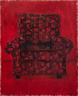 Painting, Red Chair, Dean Tavoularis