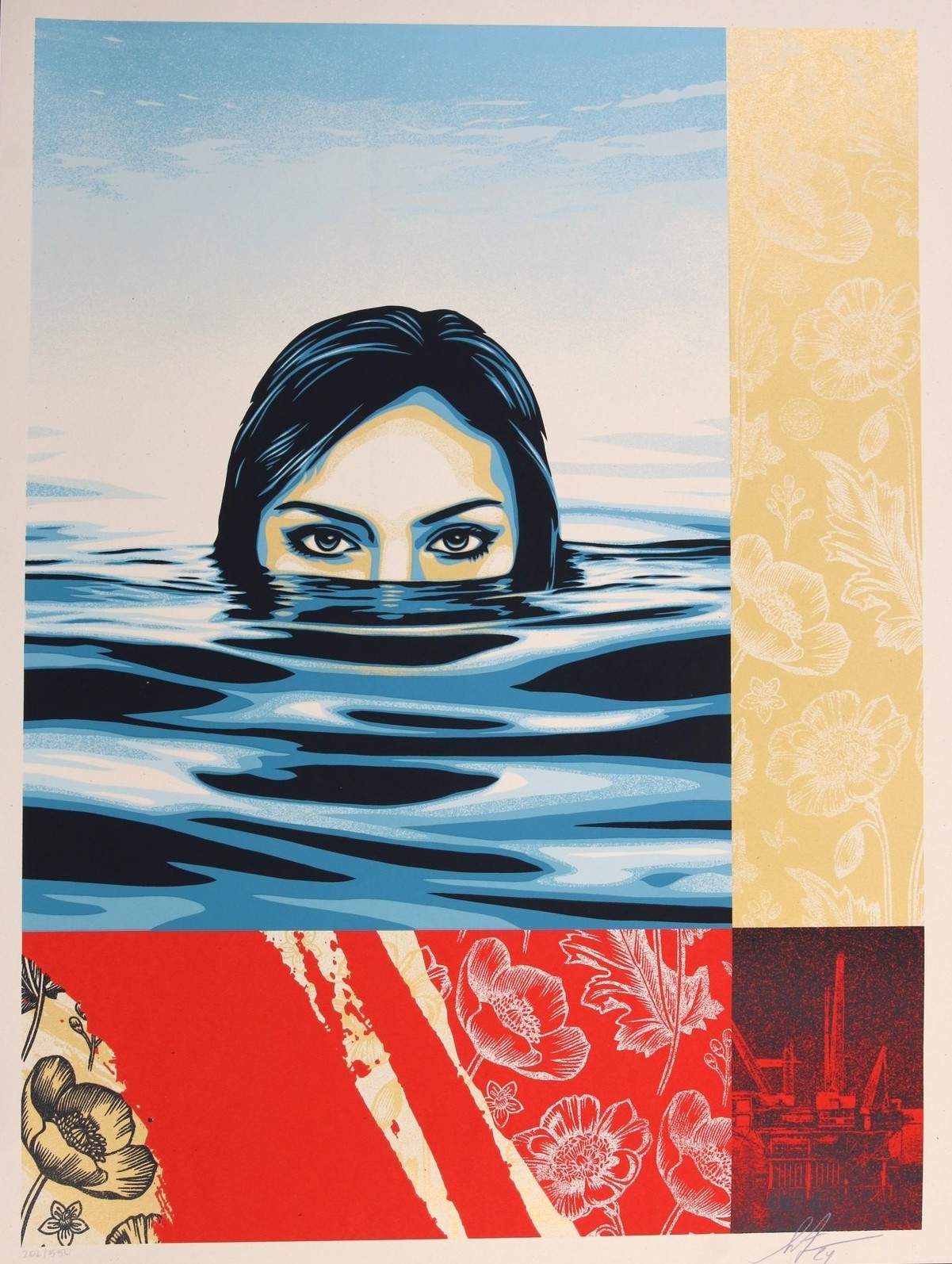 Shepard Fairey (Obey), Treading Water Shepard Fairey (Obey), Treading Water