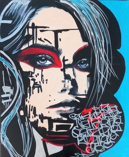 Painting, Urban face, Stoz