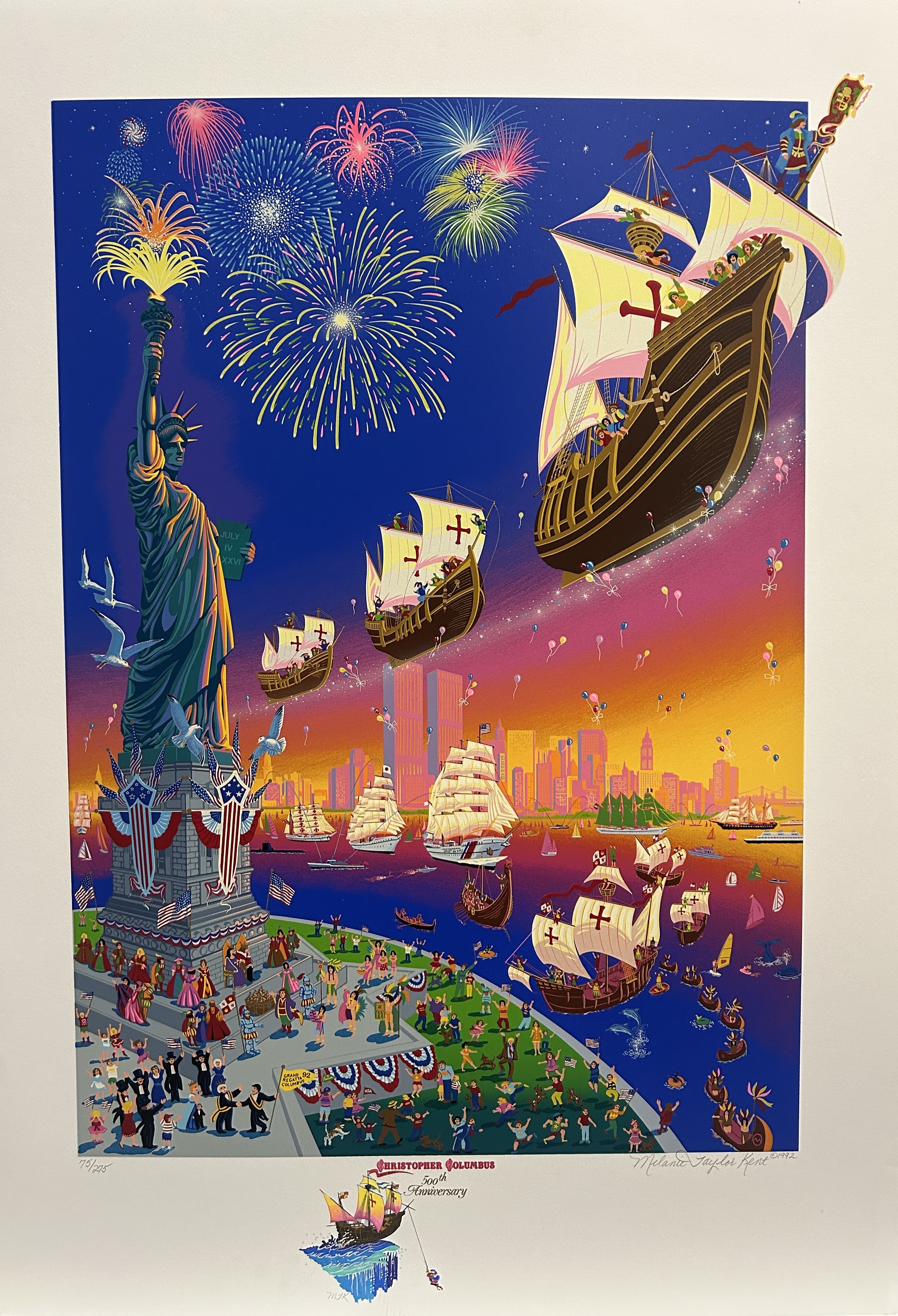 Melanie Taylor-Kent, Christopher Columbus 500th Anniversary Melanie Taylor-Kent, Christopher Columbus 500th Anniversary