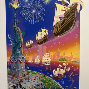 Print, Christopher Columbus 500th Anniversary, Melanie Taylor-Kent