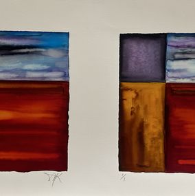 Print, Storm Approaching IX - Diptych, Mark Kellett