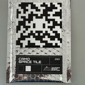 Design, Camo Space Tile (1), Invader