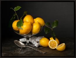 Fotografía, Limones con Cuchara. From The Bodegones series, Dora Franco