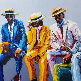 Painting, Men Dem, Naomi Oyeniyi