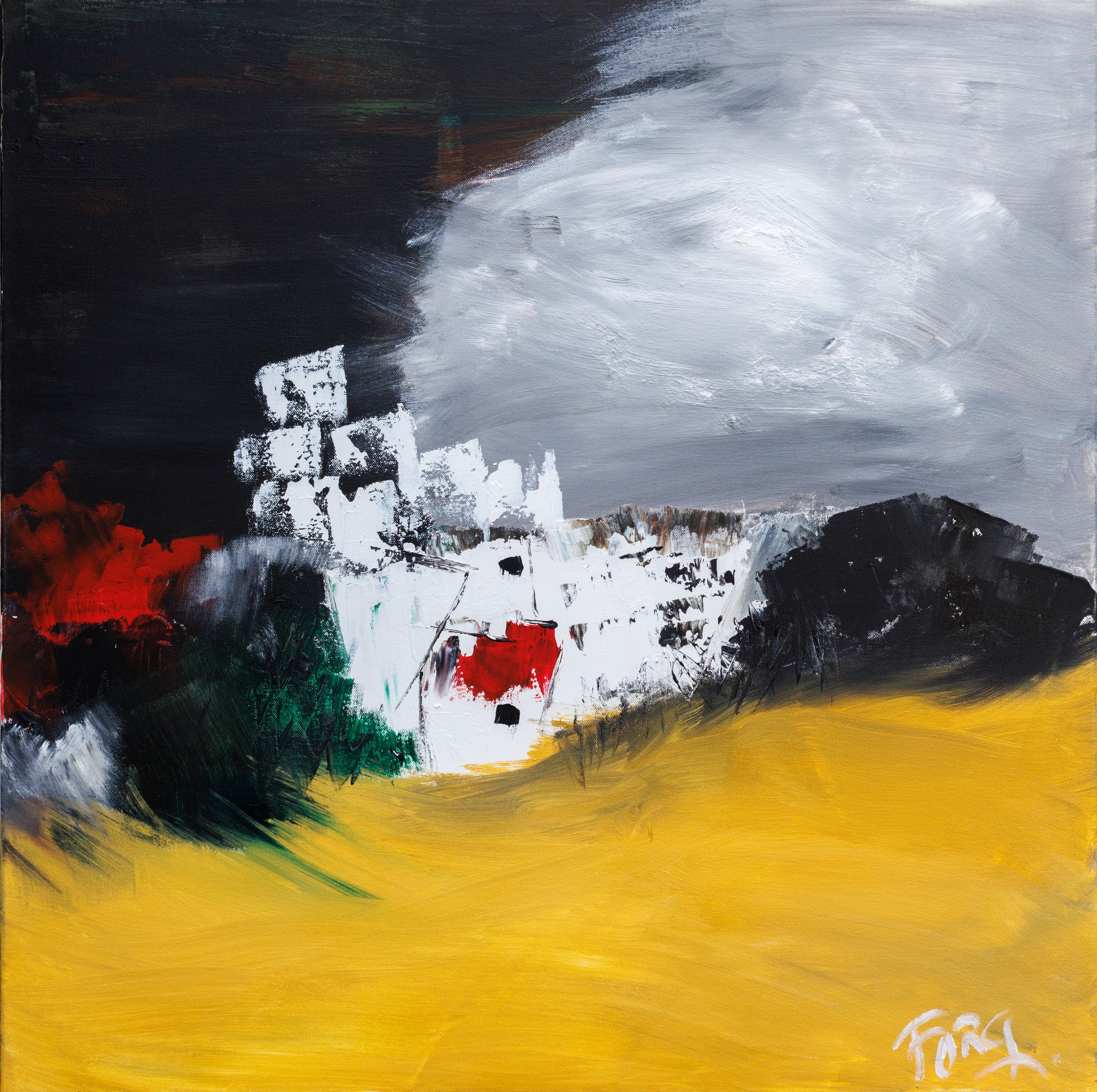 Forg, Village sur le littoral - Paysage abstrait Forg, Village sur le littoral - Paysage abstrait