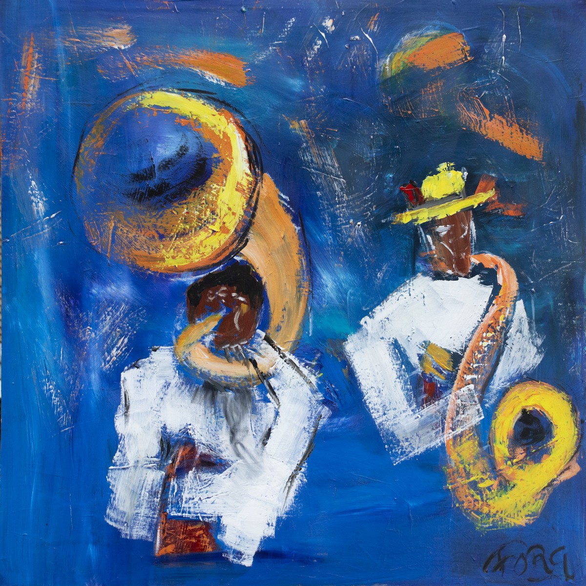 Forg, Les musiciens - instrument à vent Forg, Les musiciens - instrument à vent