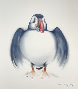 Peinture, Papageientaucher | Puffin, Klaus Meyer-Gasters