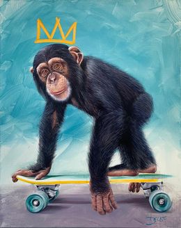 Painting, Blue Monkey, Kevin Deuso