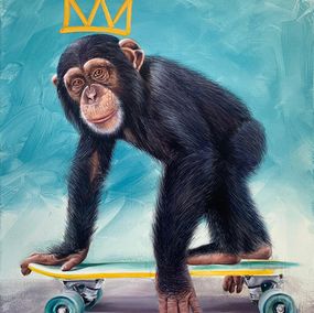 Painting, Blue Monkey, Kevin Deuso