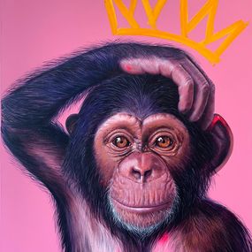 Painting, Pink Monkey, Kevin Deuso